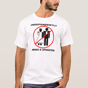 Eigen en beheerde grappige T-shirt