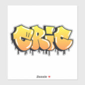 Eigen "Eric" Graffiti Vinyl Sticker (Vel)
