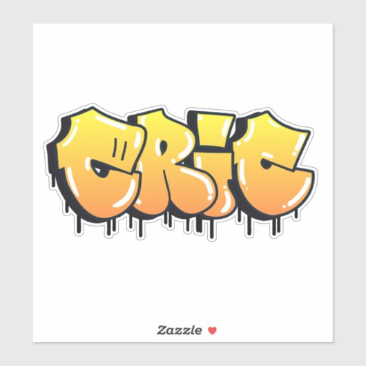 Eigen "Eric" Graffiti Vinyl Sticker (Vel)