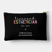 Eigen estheticiaanse cosmetoloog met licentie etui (Achterkant)