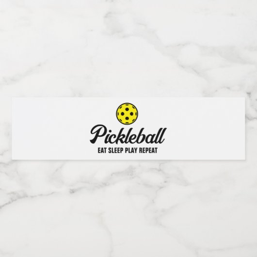 Eigen etiketten met pekelwater voor de wedstrijdda (Enkel label)