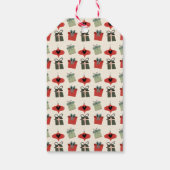 Eigen feestelijke feestdagen in de middeleeuwen cadeaulabel (Achterkant)