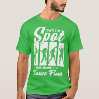 Eigen fitness van sportdance Floor T-shirt