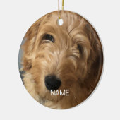 Eigen foto afbeelding afbeelding herdenking kerst keramisch ornament (Links)