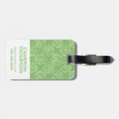 Eigen foto-contouren bagagelabel (Achterkant horizontaal)