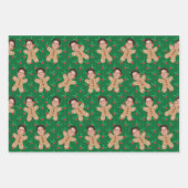 Eigen foto Gingerbrood voor kerstmis Prints Inpakpapier Vel (Voorkant 2)