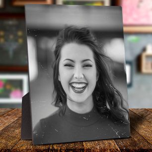 Eigen foto in zwart-wit fotoplaat