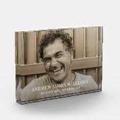 Eigen foto memorial tribute (Links)