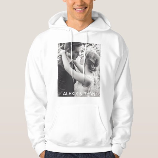 Eigen foto toevoegen hoodie (Voorkant)