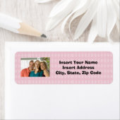 Eigen fotoadreslabel etiket (Insitu)