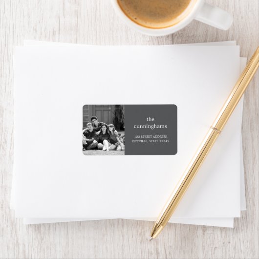 Eigen fotoadreslabel etiket (Insitu)