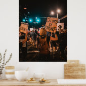 Eigen fotoTypografie-EENHEID! Poster (Keuken)