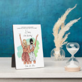 Eigen geboortedag-vriendinnetje - Greenleaf Fotoplaat (Zijkant)