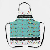 Eigen geventileerde kerstboomverlichting schort (Voorkant)