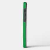Eigen golfer naam monogram groene golfbal Case-Mate iPhone case (Achterkant / Links)