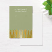 Eigen gouden goudkleurige goudkleurige zwarte diep visitekaartjes (Bureau)