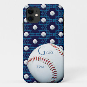 Eigen Grace Baseball Motif Iphone 5 Hoesje