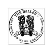 Eigen grensadres ophalen 	rubberstempel (Afrduk)