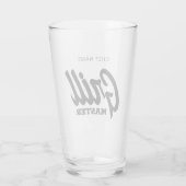 Eigen grill-masterglas voor BBQ-chef Glas (Achterkant)