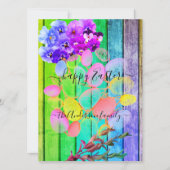 Eigen Happy Paast Chic Rustic Farmhouse Kaart (Voorkant)