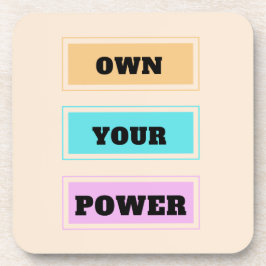 Eigen harde Onderzetter uit uw stroomgebied - set 