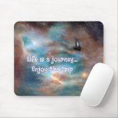 Eigen "Het leven is een reis" Mousepad Muismat (Met muis)