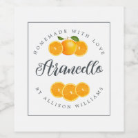 Eigen Homemade Arancello-label