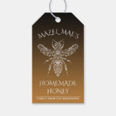 Eigen Homemade-honingaroma's Cadeaulabel (Voorkant)