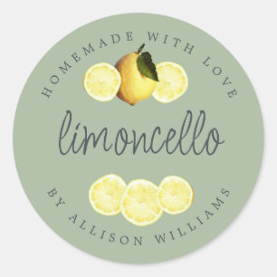 Eigen Homemade Limoncello Label