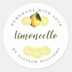 Eigen Homemade Limoncello Label