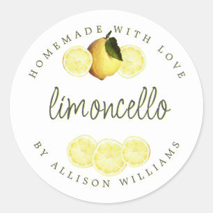 Eigen Homemade Limoncello Label