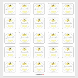 Eigen Homemade Limoncello Label 2 INCH Stickers