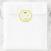 Eigen Homemade Limoncello Label Bright Geel (Tas)