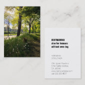 Eigen Hondenhond Afbeelding Visitekaartje (Voorkant / Achterkant)