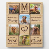 Eigen houtwond Unieke fotocollage Fotoplaat (Voorkant)