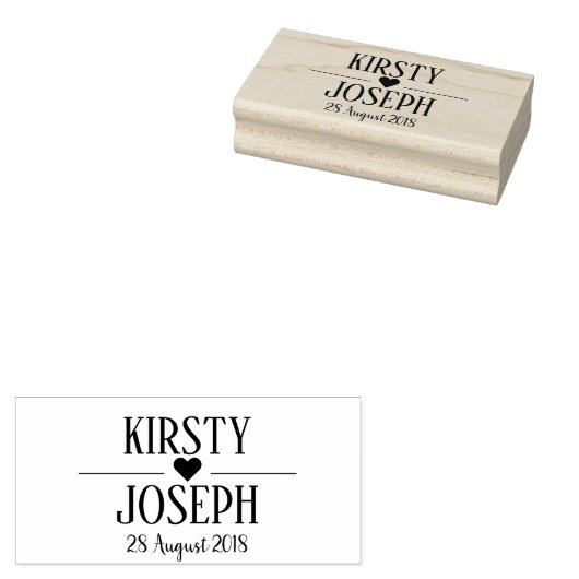 Eigen Jouw naam Bindrubberen stempel (Gestempeld)