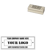 Eigen Jouw naam Logo Werbsite Rubber Stempel (Gestempeld)