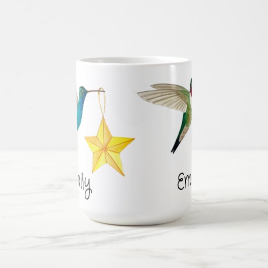 Eigen kalkoenen en Mok van tweetone koffie met ste (Midden)