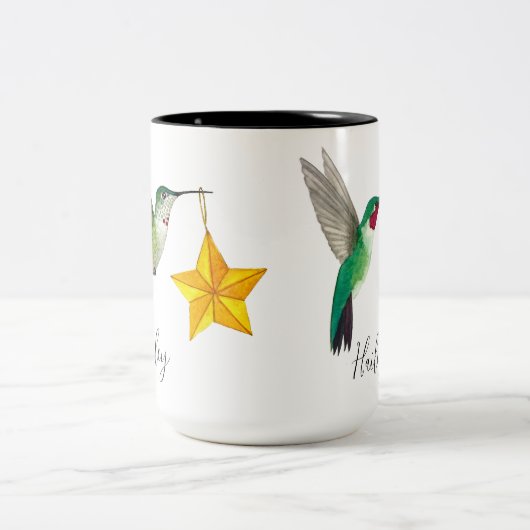 Eigen kalkoenen en Mok van tweetone koffie met ste (Center)