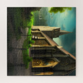 Eigen kerk Fantasy Art 02 puzzel Legpuzzel (Horizontaal)