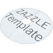 Eigen kerstboomrok BRUSHED POLYESTER Kerstboom Rok (Gekanteld)