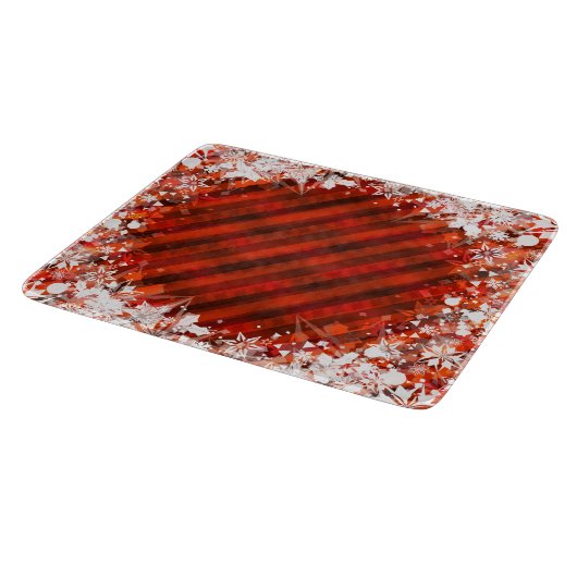 Eigen kerstfeestdag decoratieve snijraad snijplank (Hoek)