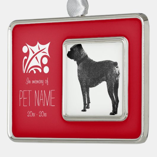 Eigen kerstfeestelijke kerstversiering met foto's verzilverd kader ornament (Links)