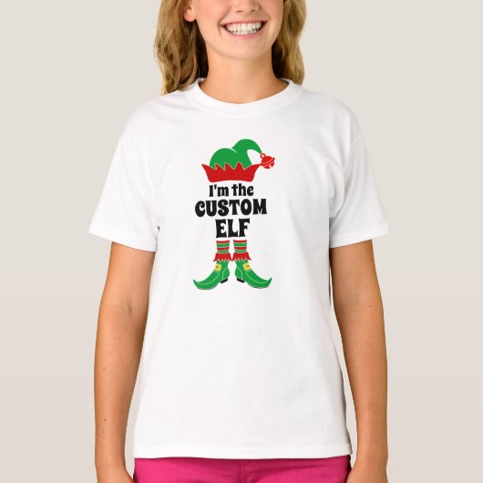 Eigen kerstkerstkerstfamilie t-shirt (Voorkant)