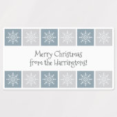 Eigen kerstmis- en Feestdagen labels (Design 2)