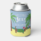 Eigen Kerstmis in juli Blikjeskoeler (Blikje Achterkant)