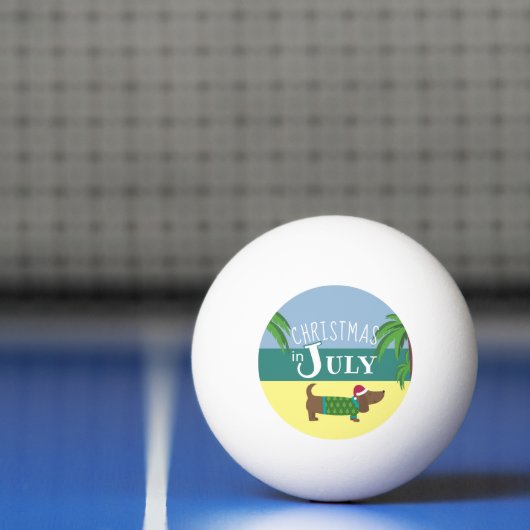 Eigen Kerstmis in juli Ping Pong Ball (Net)