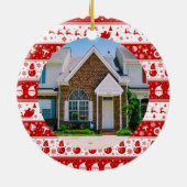 Eigen kerstmis in ons nieuwe startpunt 2022 keramisch ornament (Achterkant)