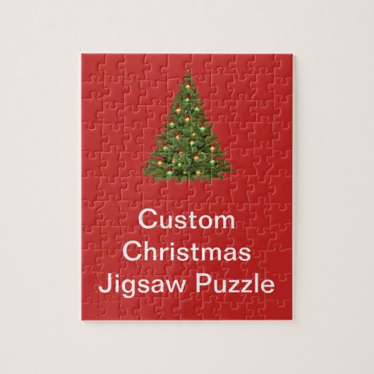 Eigen Kerstmis, puzzel voor jigzaag (Verticaal)