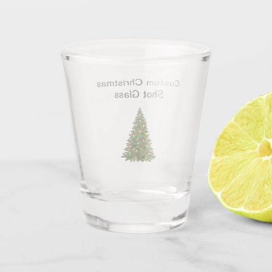 Eigen kerstmis, warm glas (Achterkant)